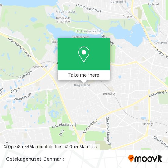 Ostekagehuset map