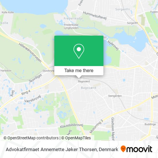 Advokatfirmaet Annemette Jøker Thorsen map