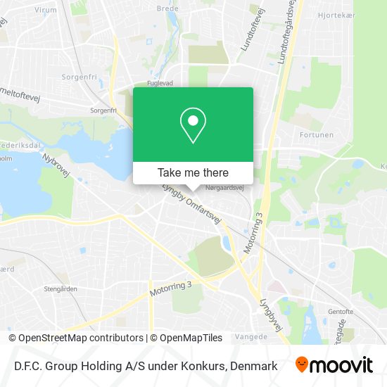 D.F.C. Group Holding A / S under Konkurs map
