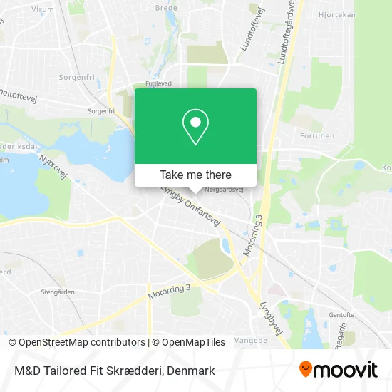 M&D Tailored Fit Skrædderi map