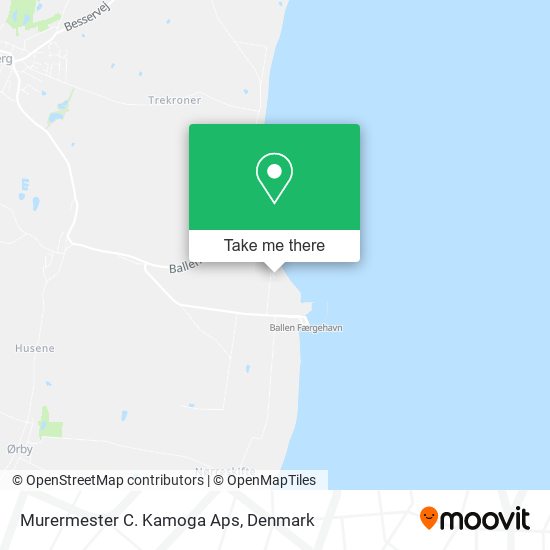 Murermester C. Kamoga Aps map