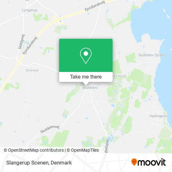 Slangerup Scenen map