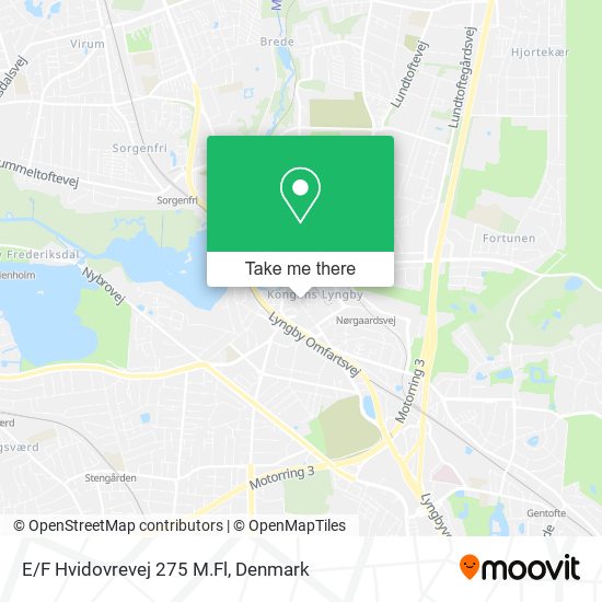 E/F Hvidovrevej 275 M.Fl map