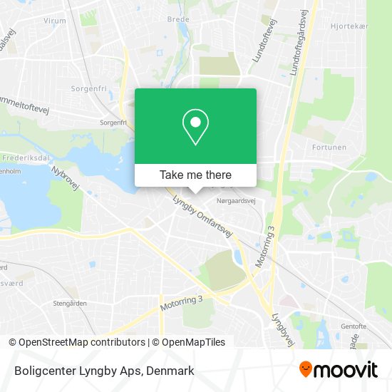 Boligcenter Lyngby Aps map