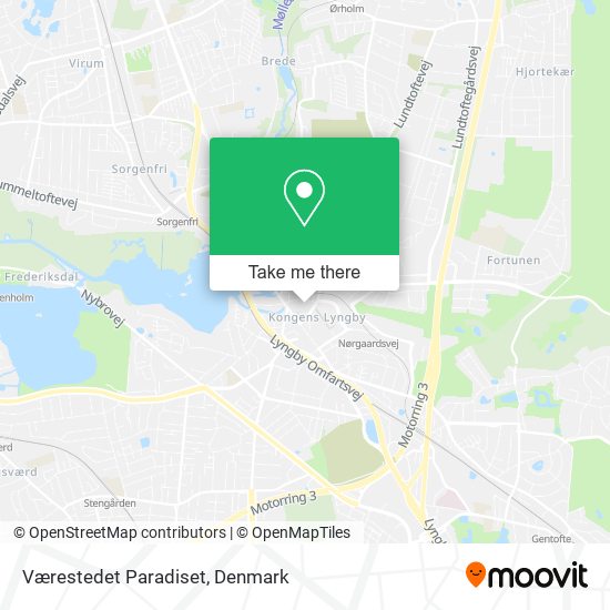 Værestedet Paradiset map