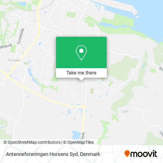 Antenneforeningen Horsens Syd map