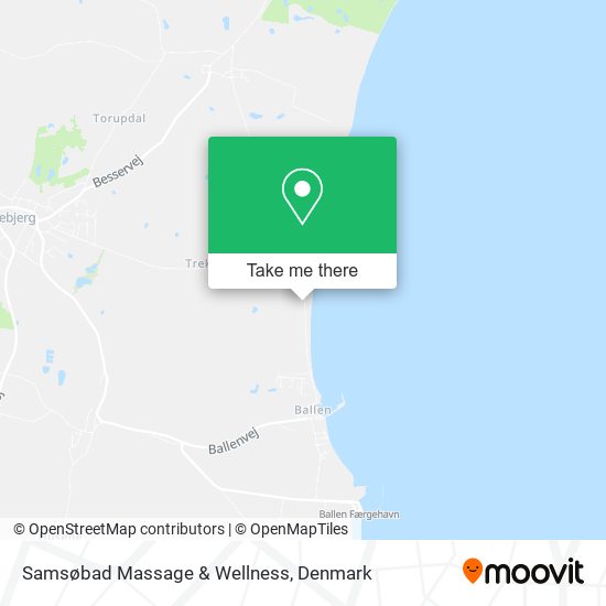Samsøbad Massage & Wellness map