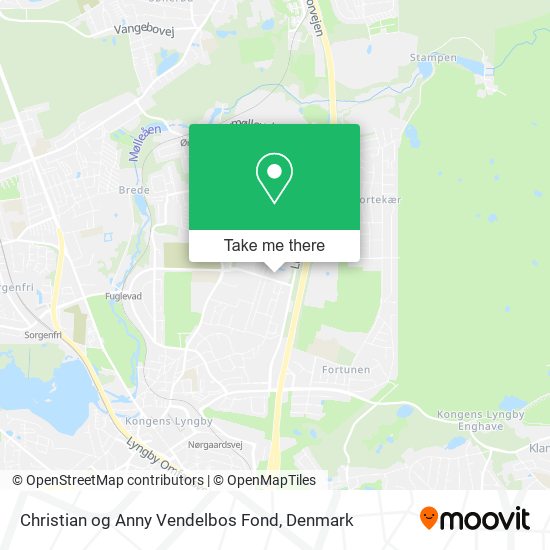 Christian og Anny Vendelbos Fond map