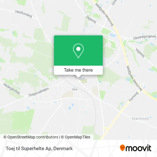Toej til Superhelte Ap map