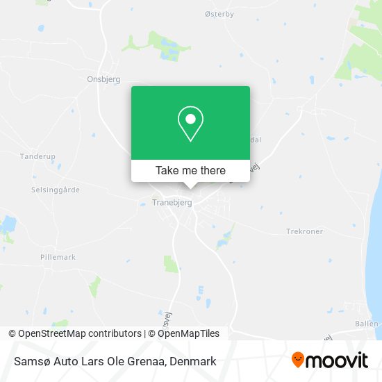 Samsø Auto Lars Ole Grenaa map