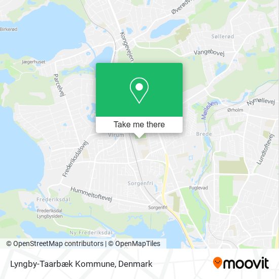 Lyngby-Taarbæk Kommune map
