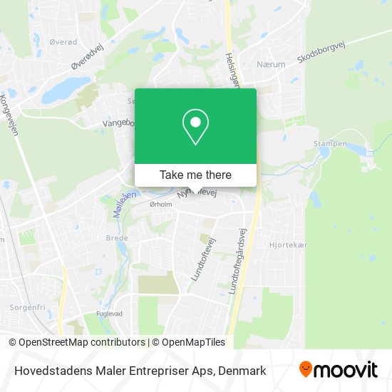 Hovedstadens Maler Entrepriser Aps map
