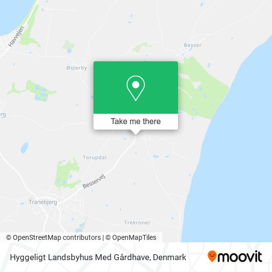 Hyggeligt Landsbyhus Med Gårdhave map