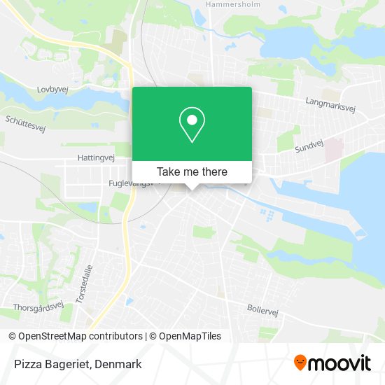 Pizza Bageriet map