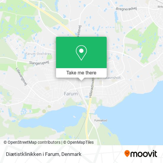 Diætistklinikken i Farum map