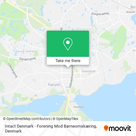 Intact Denmark - Forening Mod Børneomskæring map