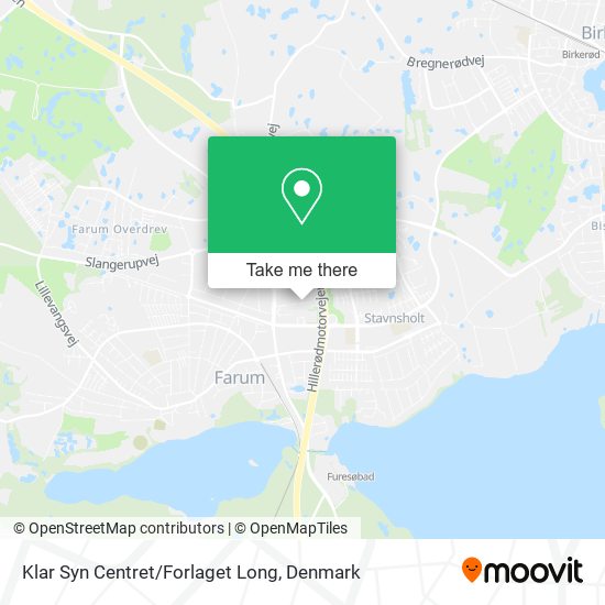 Klar Syn Centret/Forlaget Long map