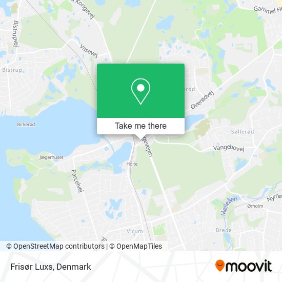 Frisør Luxs map