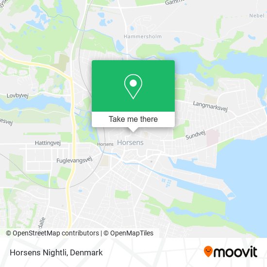 Horsens Nightli map