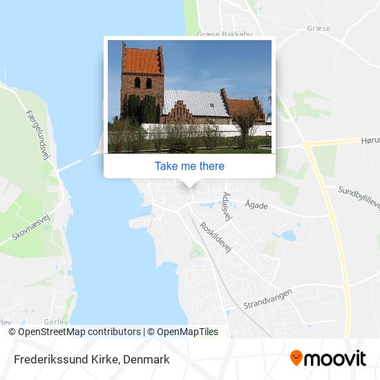 Frederikssund Kirke map