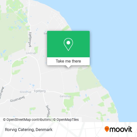 Rorvig Catering map