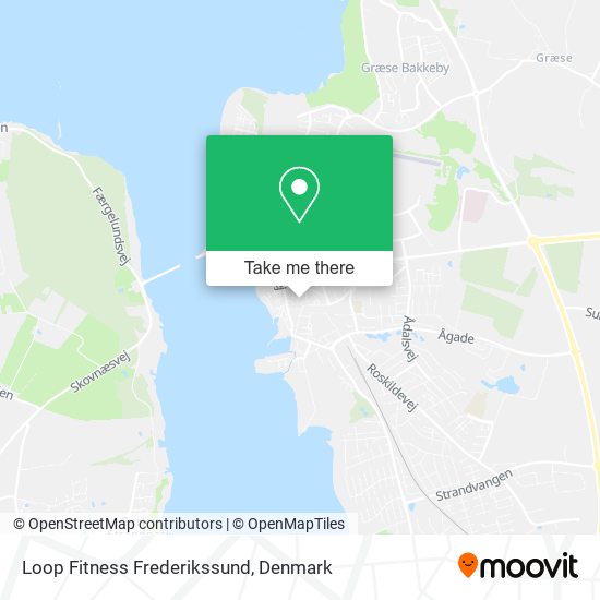 Loop Fitness Frederikssund map