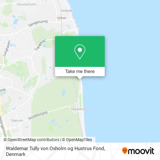 Waldemar Tully von Oxholm og Hustrus Fond map