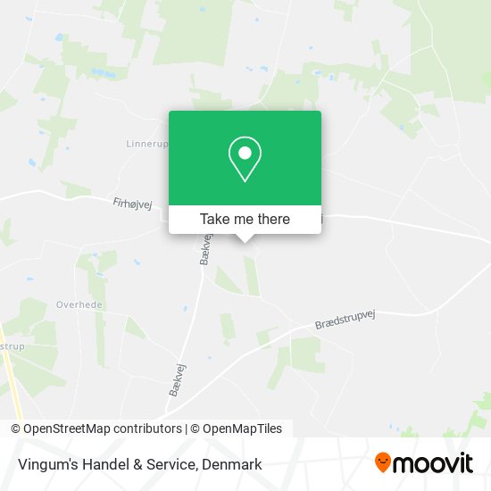 Vingum's Handel & Service map