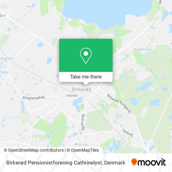 Birkerød Pensionistforening Cathrinelyst map