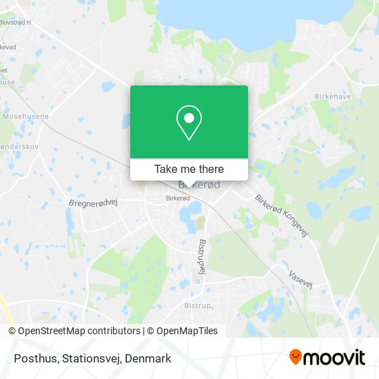 Posthus, Stationsvej map