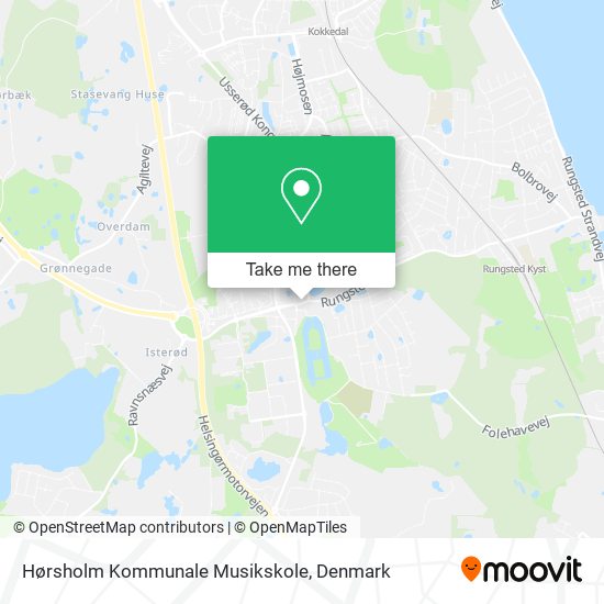 Hørsholm Kommunale Musikskole map