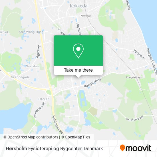 Hørsholm Fysioterapi og Rygcenter map