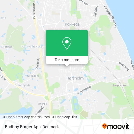 Badboy Burger Aps map