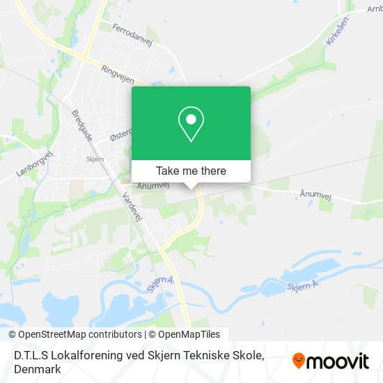 D.T.L.S Lokalforening ved Skjern Tekniske Skole map