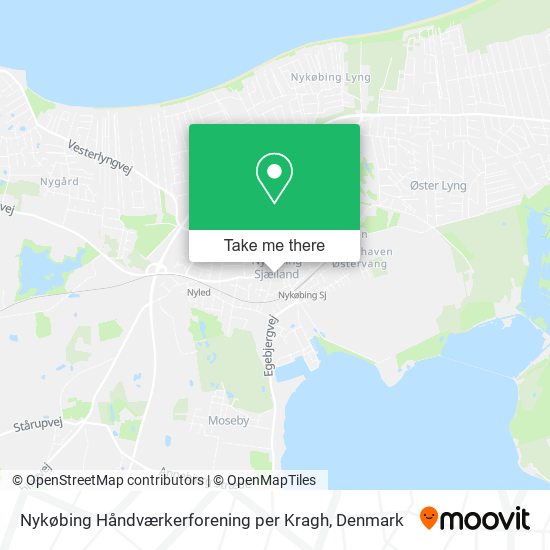Nykøbing Håndværkerforening per Kragh map