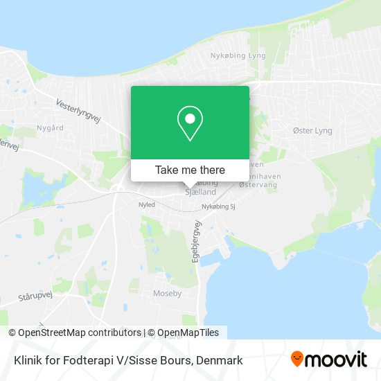 Klinik for Fodterapi V / Sisse Bours map