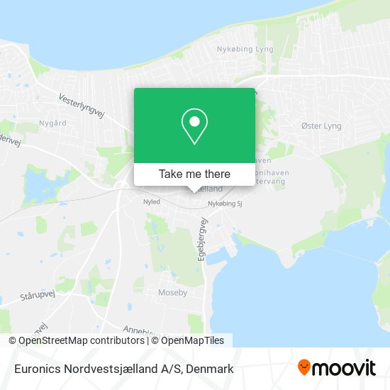 Euronics Nordvestsjælland A/S map