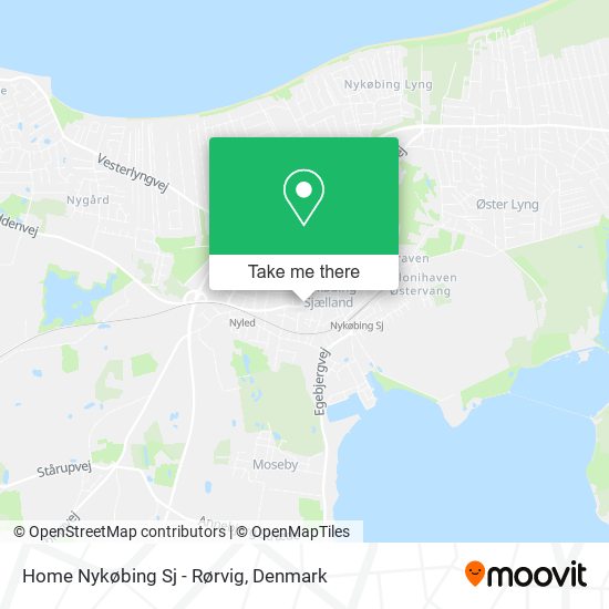 Home Nykøbing Sj - Rørvig map