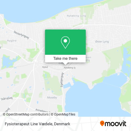Fysioterapeut Line Vædele map