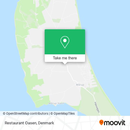 Restaurant Oasen map