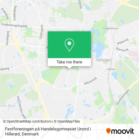 Festforeningen på Handelsgymnasiet Unord i Hillerød map