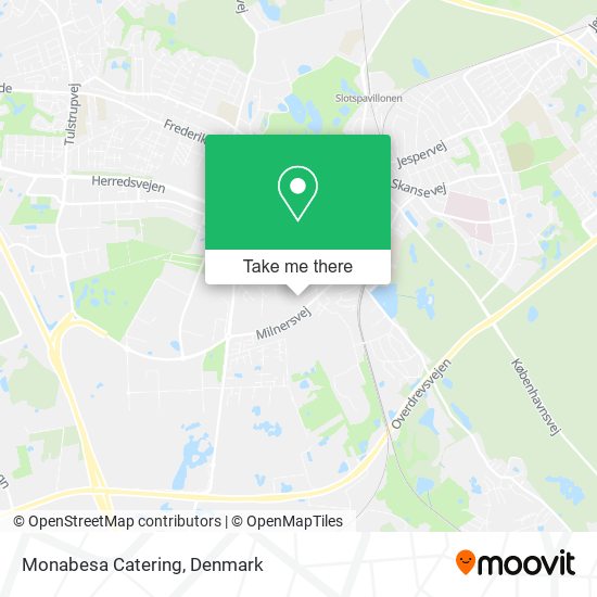 Monabesa Catering map