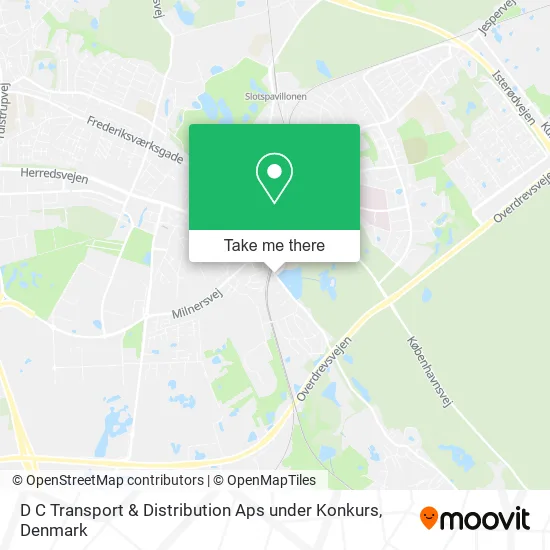 D C Transport & Distribution Aps under Konkurs map