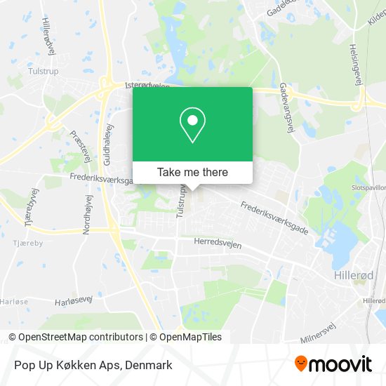 Pop Up Køkken Aps map