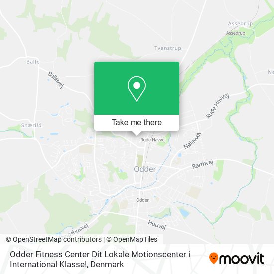 Odder Fitness Center Dit Lokale Motionscenter i International Klasse! map