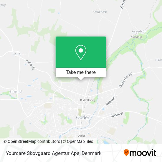 Yourcare Skovgaard Agentur Aps map