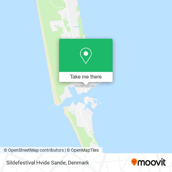 Sildefestival Hvide Sande map