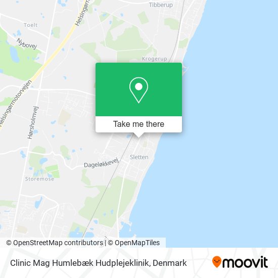 Clinic Mag Humlebæk Hudplejeklinik map