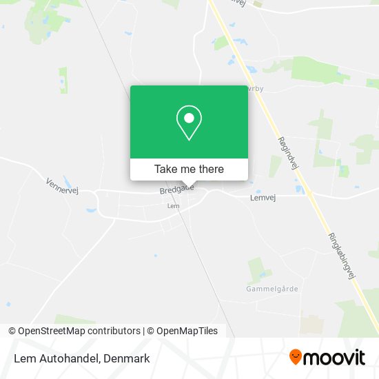 Lem Autohandel map