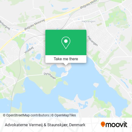 Advokaterne Vermeij & Staunskjær map